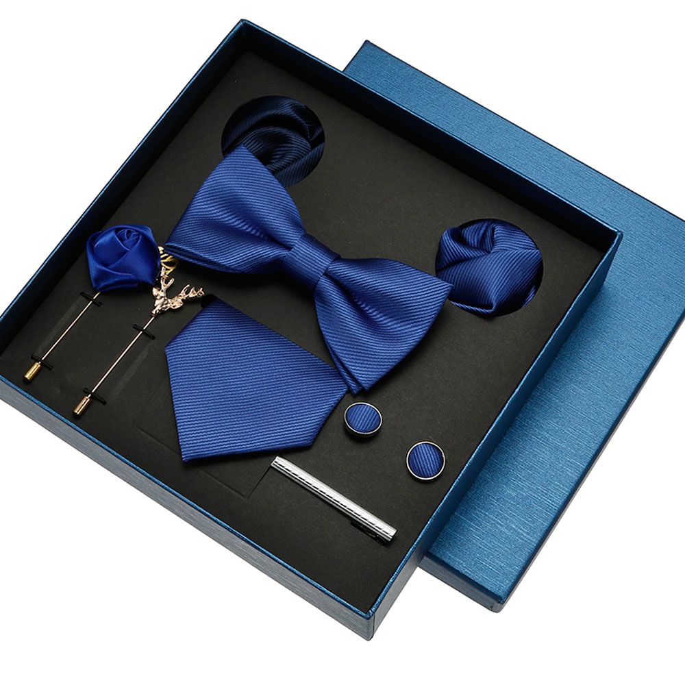 Plain Tie Set For Men Solid Co - огляд і ціна Neck Tie Set Box