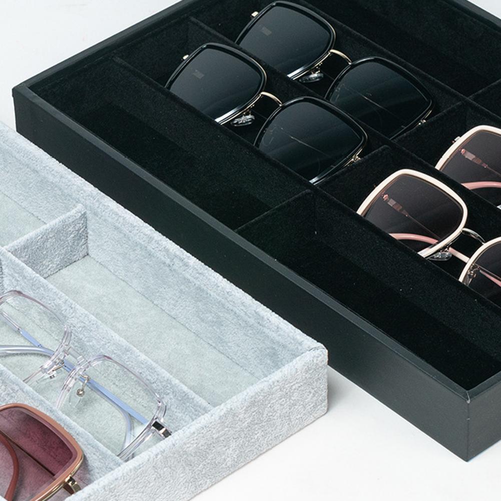 8 Grid Velvet Glasses Holder S - огляд і ціна Men'S Accessories Tray